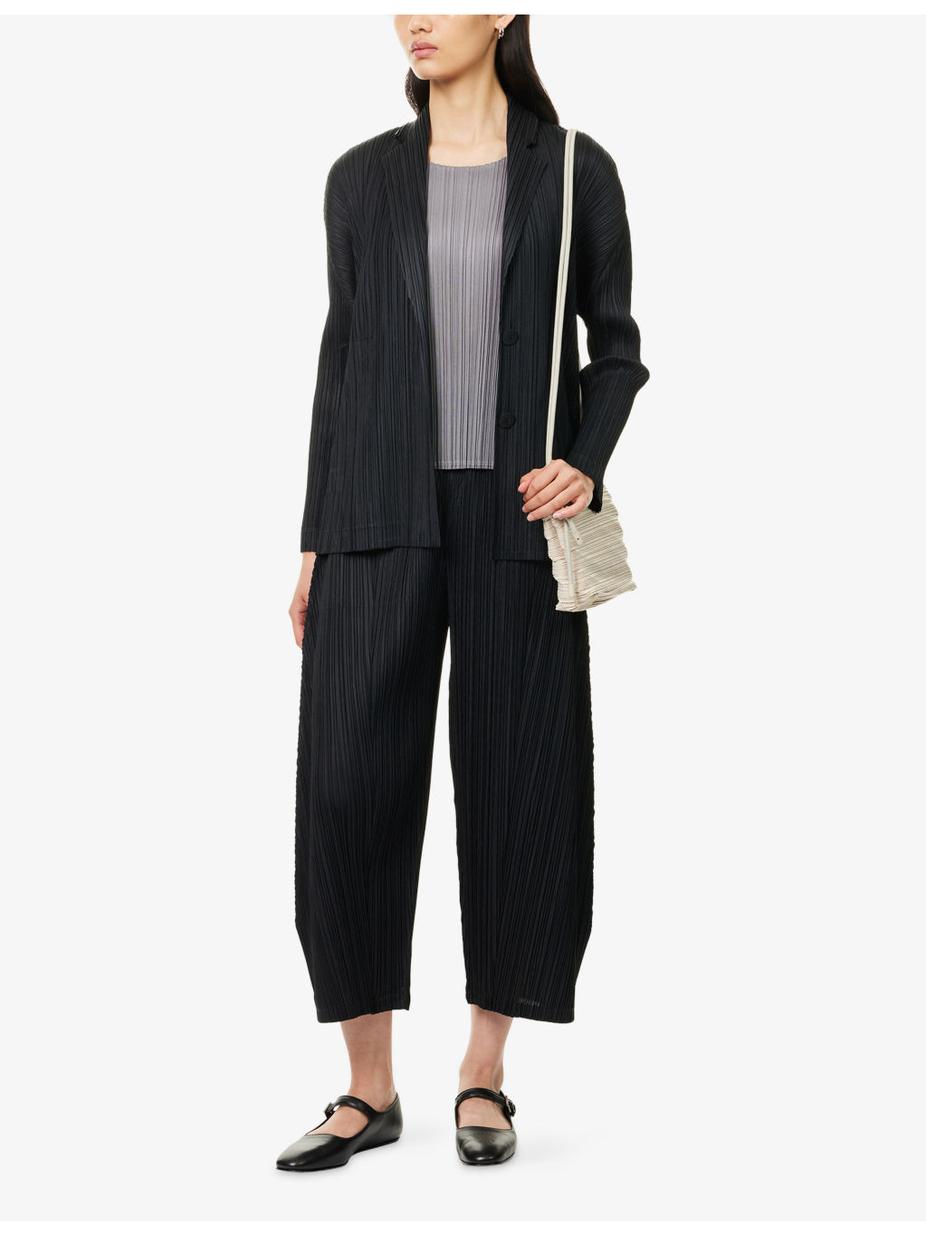 Pleats Knitted Jacket - 2