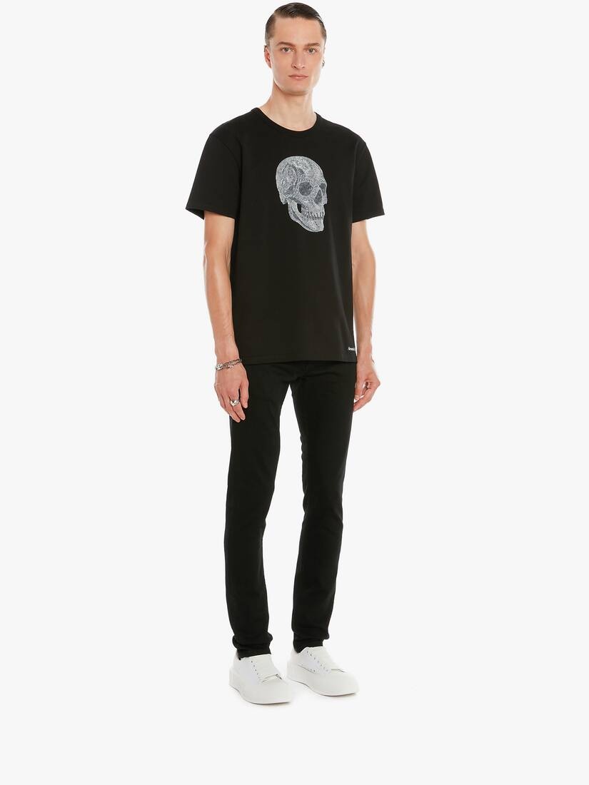 Skull T-shirt in Black - 3