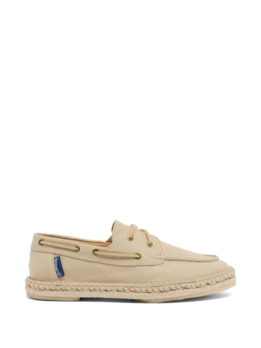 lace-up canvas loafers - 1