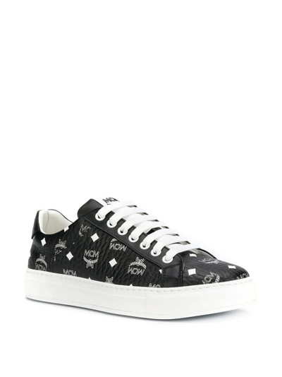 MCM logo low-top sneakers outlook