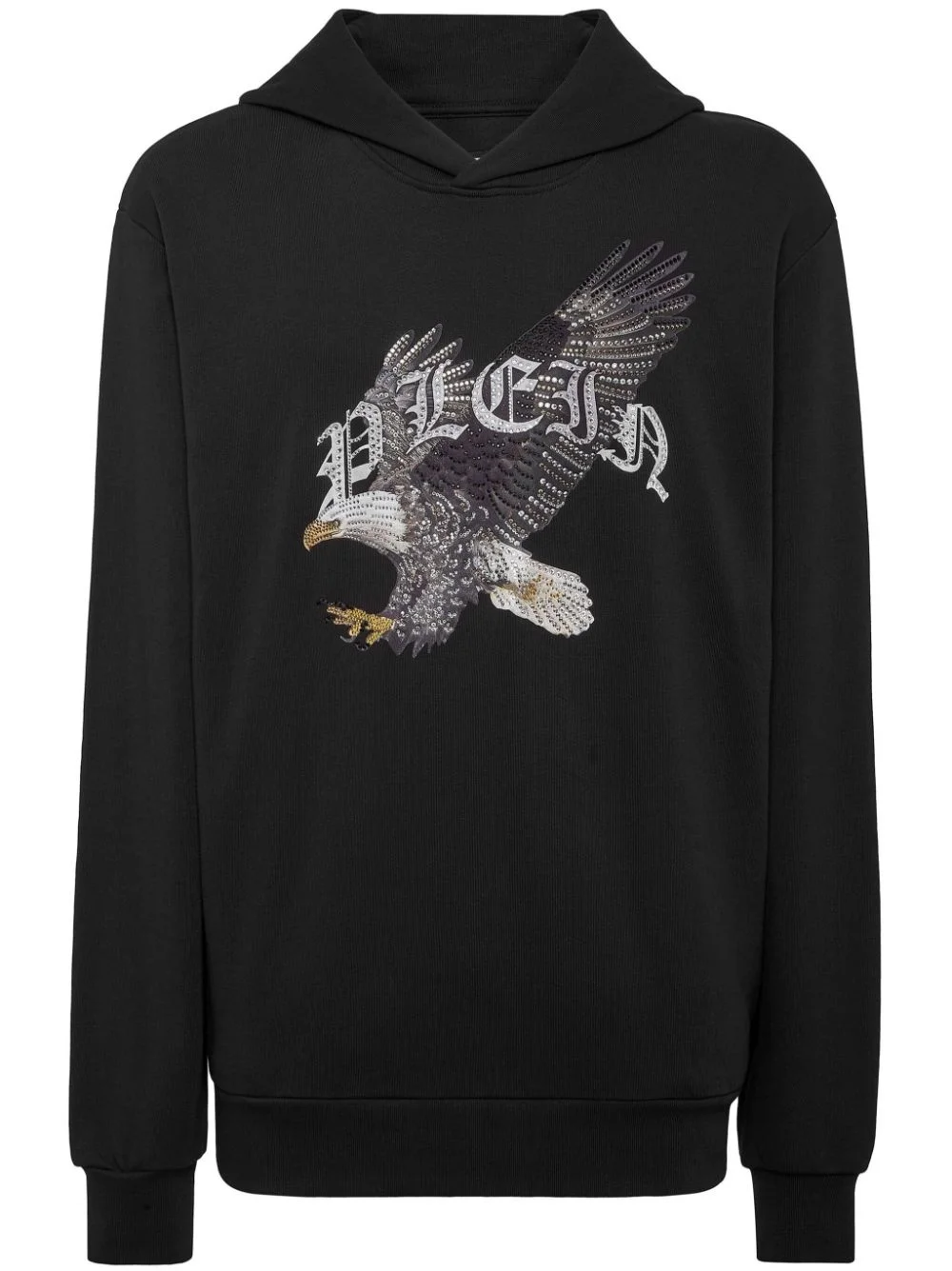 eagle-print hoodie - 1