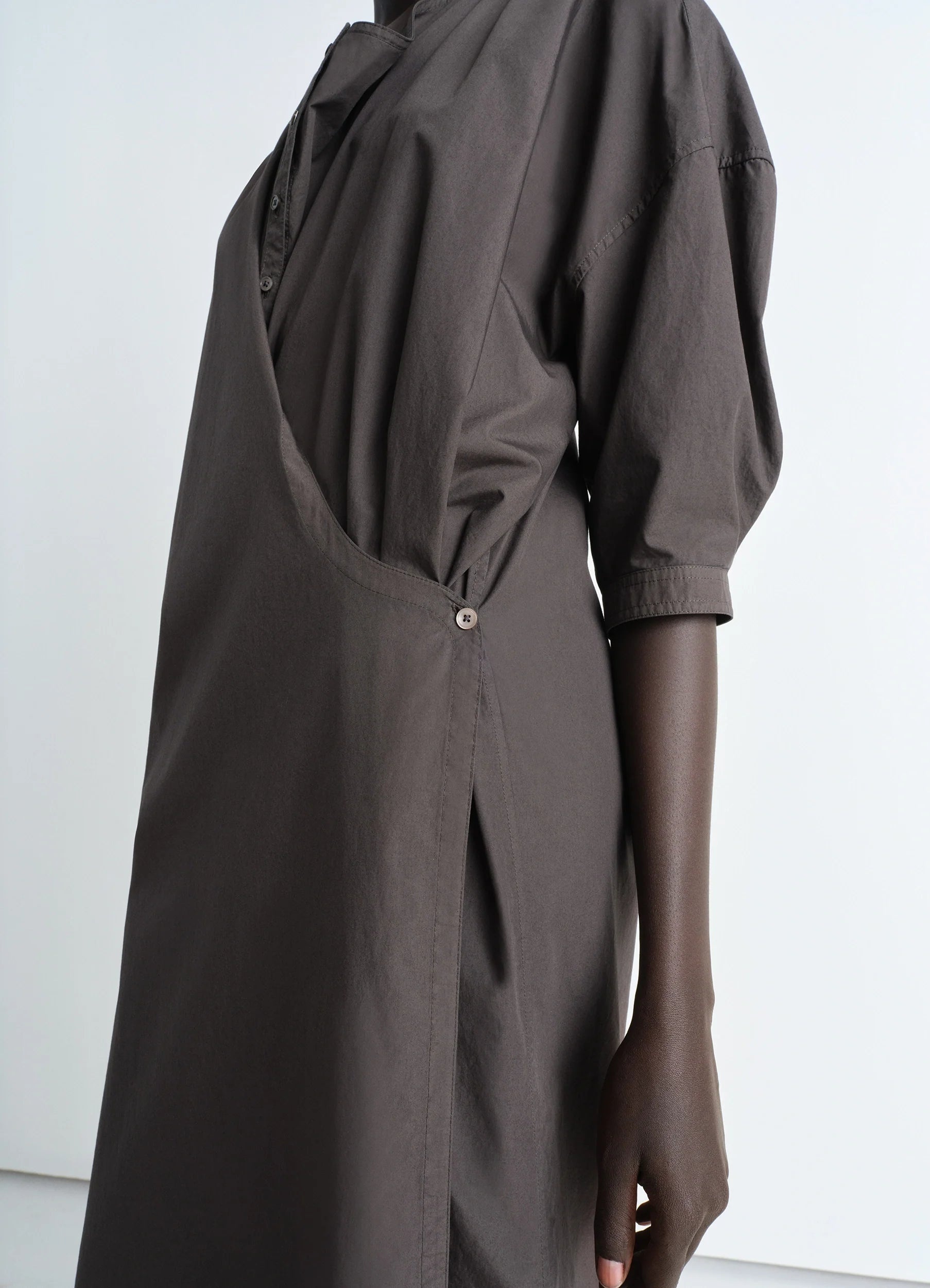 ワンピース LEMAIRE SHORT SLEEVE TWISTED DRESS Lemaire SHORT SLEEVE TWISTED DRESS | REVERSIBLE