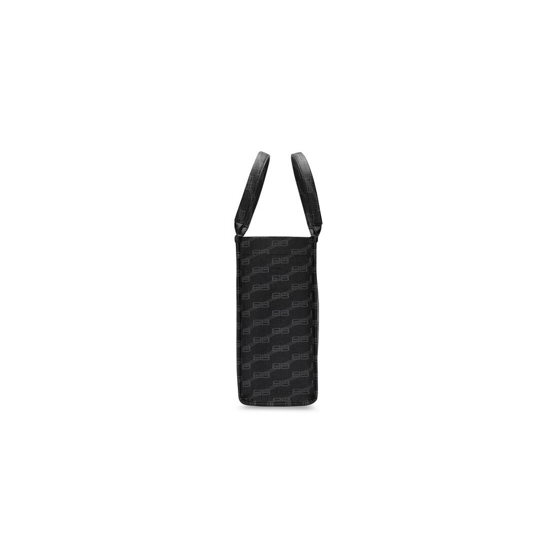 hardware medium tote bag bb monogram coated canvas - 2