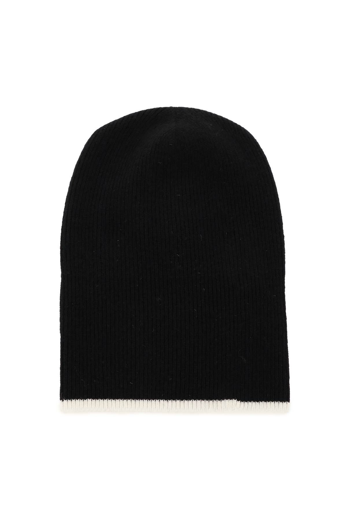 WOOL AND CASHMERE BEANIE HAT - 2