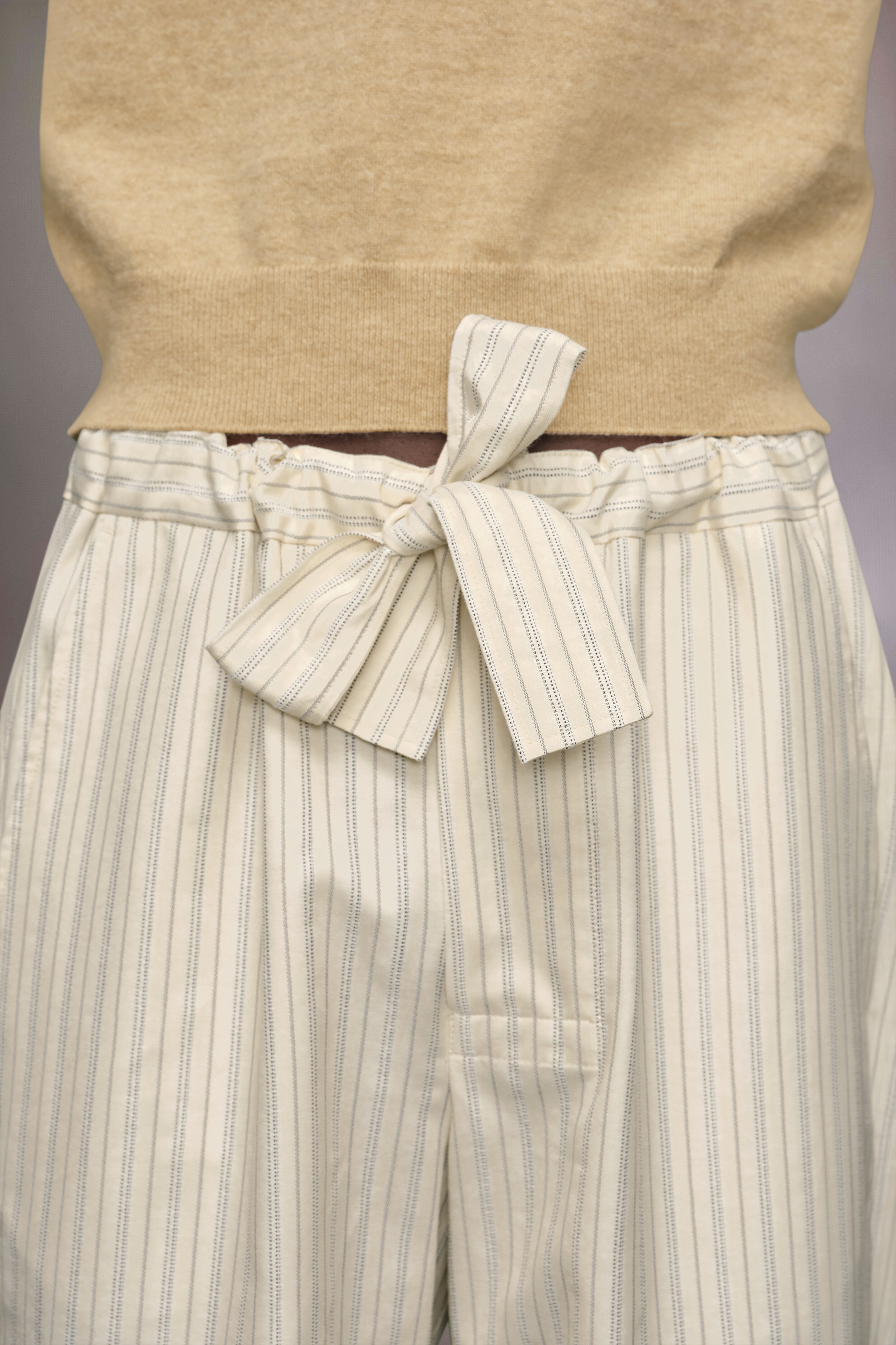 Stripe tie shorts - 6