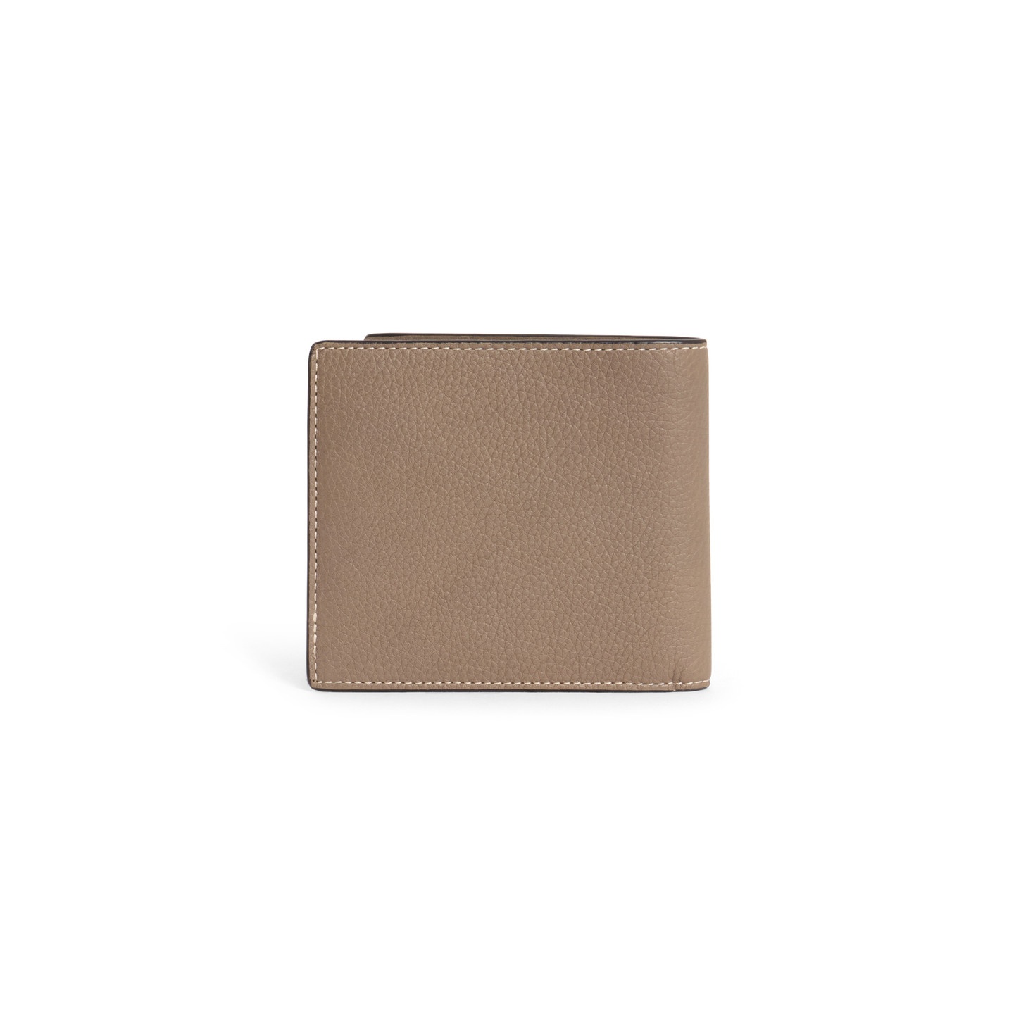 Beige tumbled leather wallet - 4