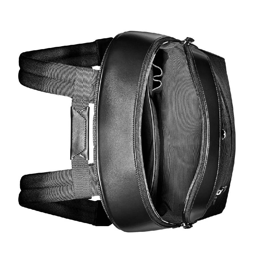 Montblanc Adjustable Strap Leather Backpack - 4