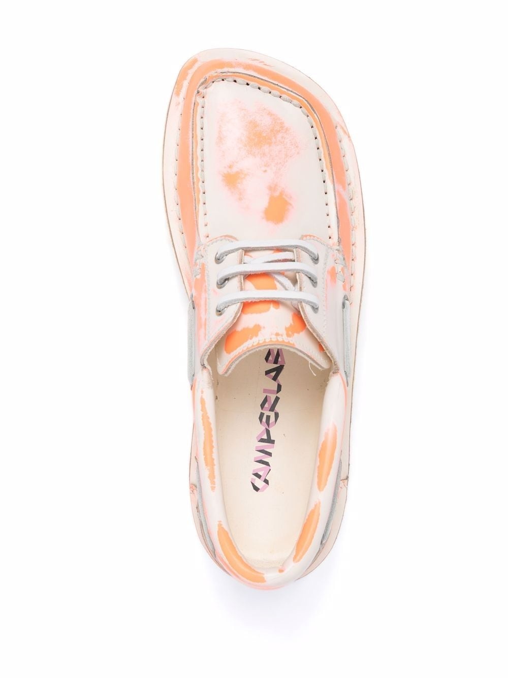 tie-dye lace-up shoes - 4