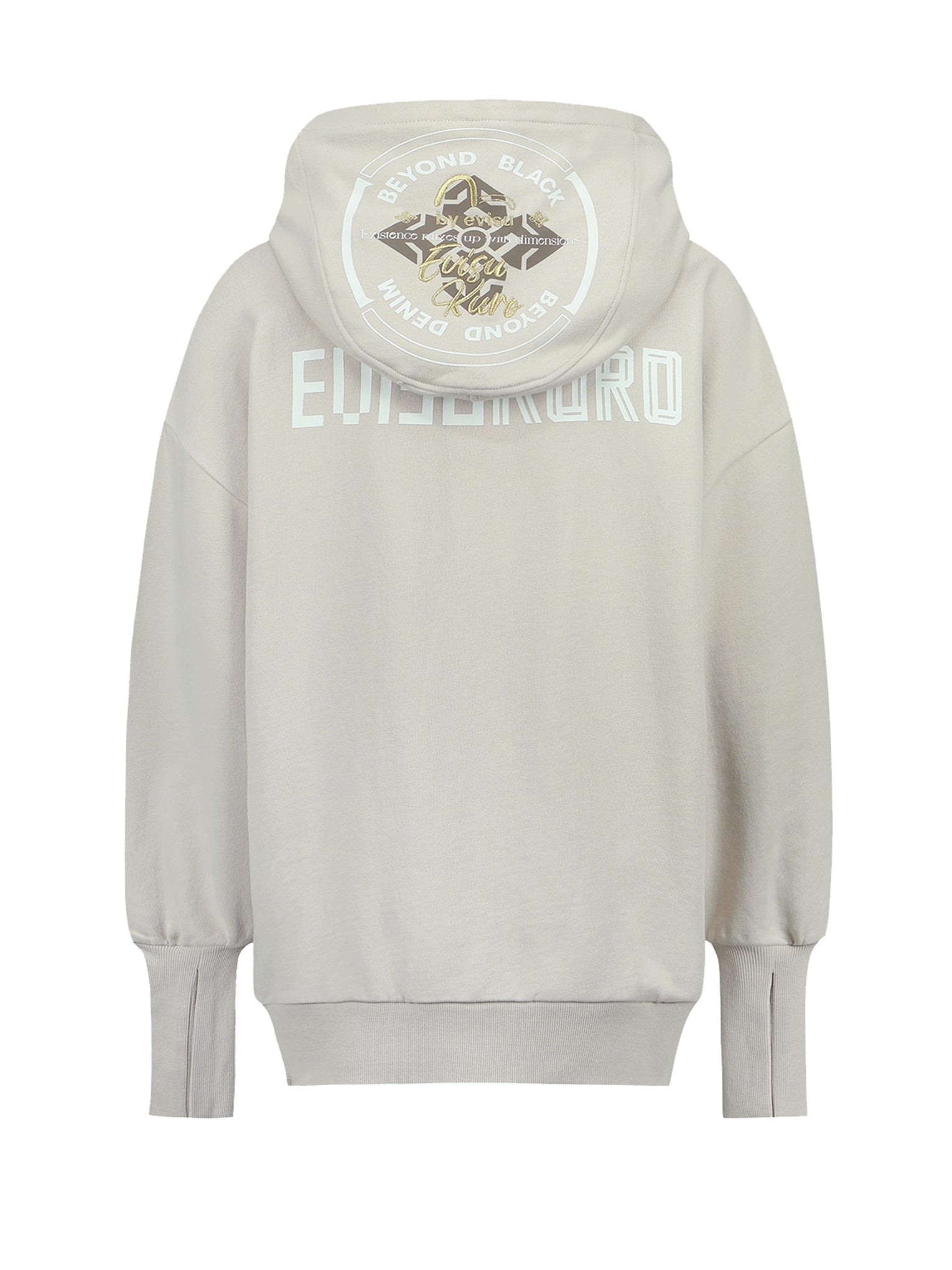 Logo Embroidery and Kamon Print Hoodie - 11