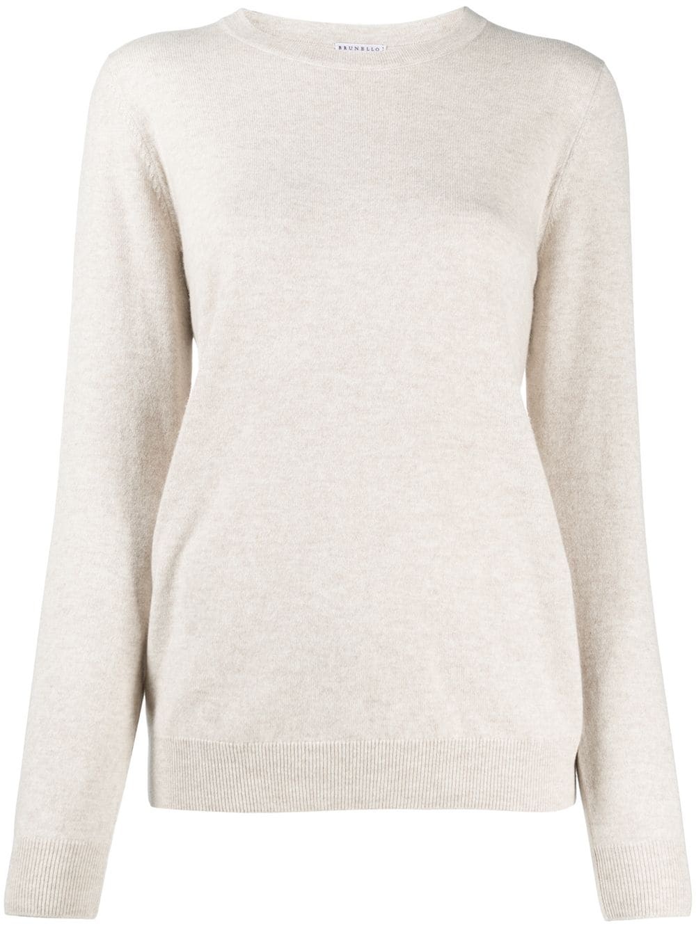 cashmere fitted jumper - 1