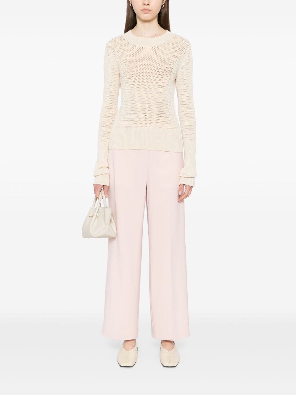 wide-leg pull-on trousers - 2