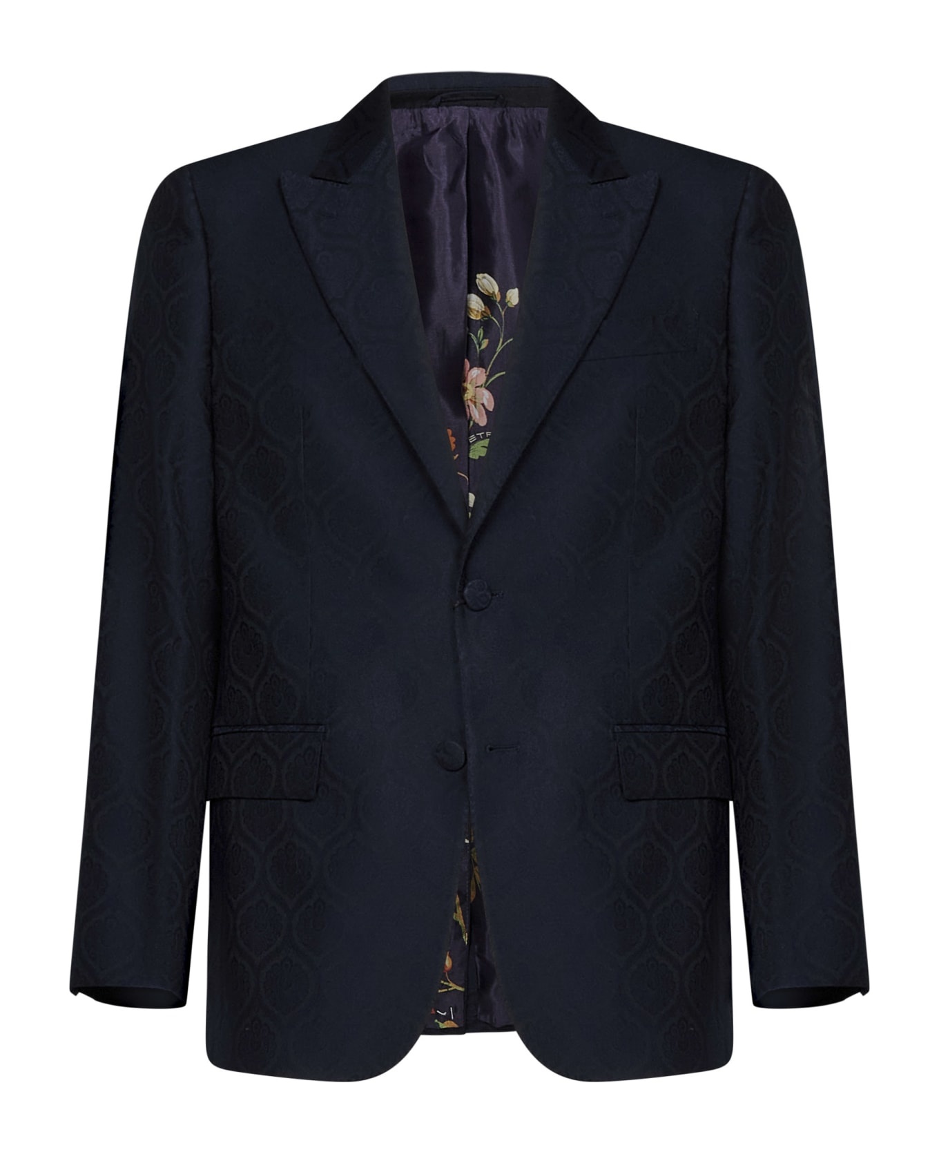 【送料&関税込】Etro Reversible Single-breasted Jacket Etro Single-breasted Jacquard Blazer | italist | REVERSIBLE