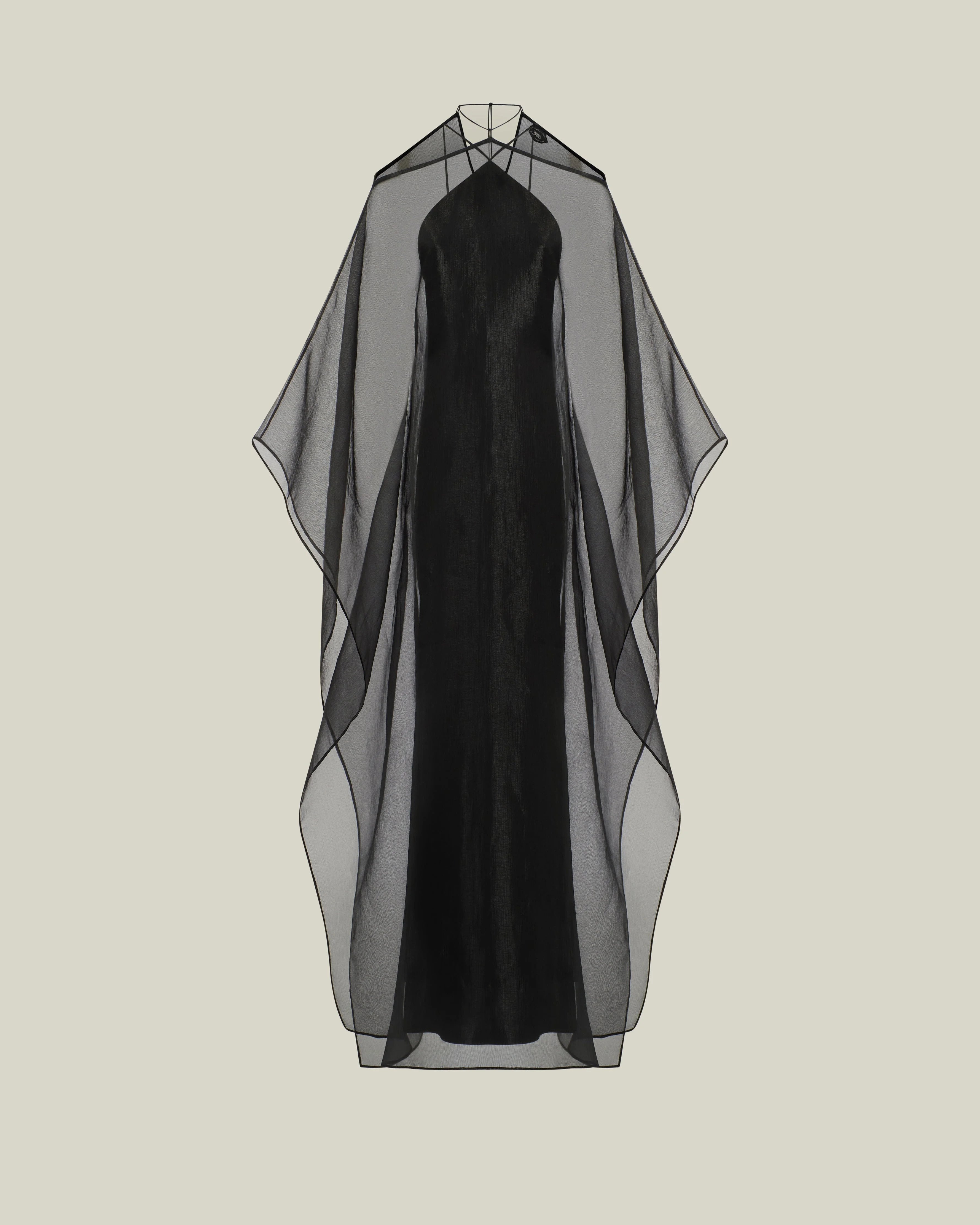 Sza Sza Fantasma Kaftan in Black - 1