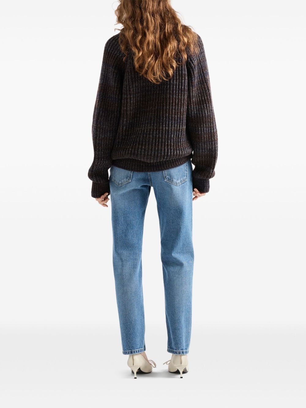 logo-plaque jeans - 3