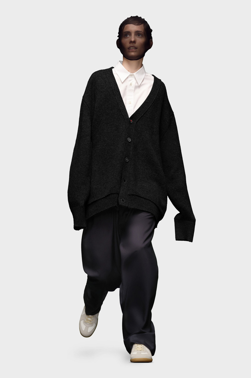 Maison Margiela Elbow Patch Cardigan outlook