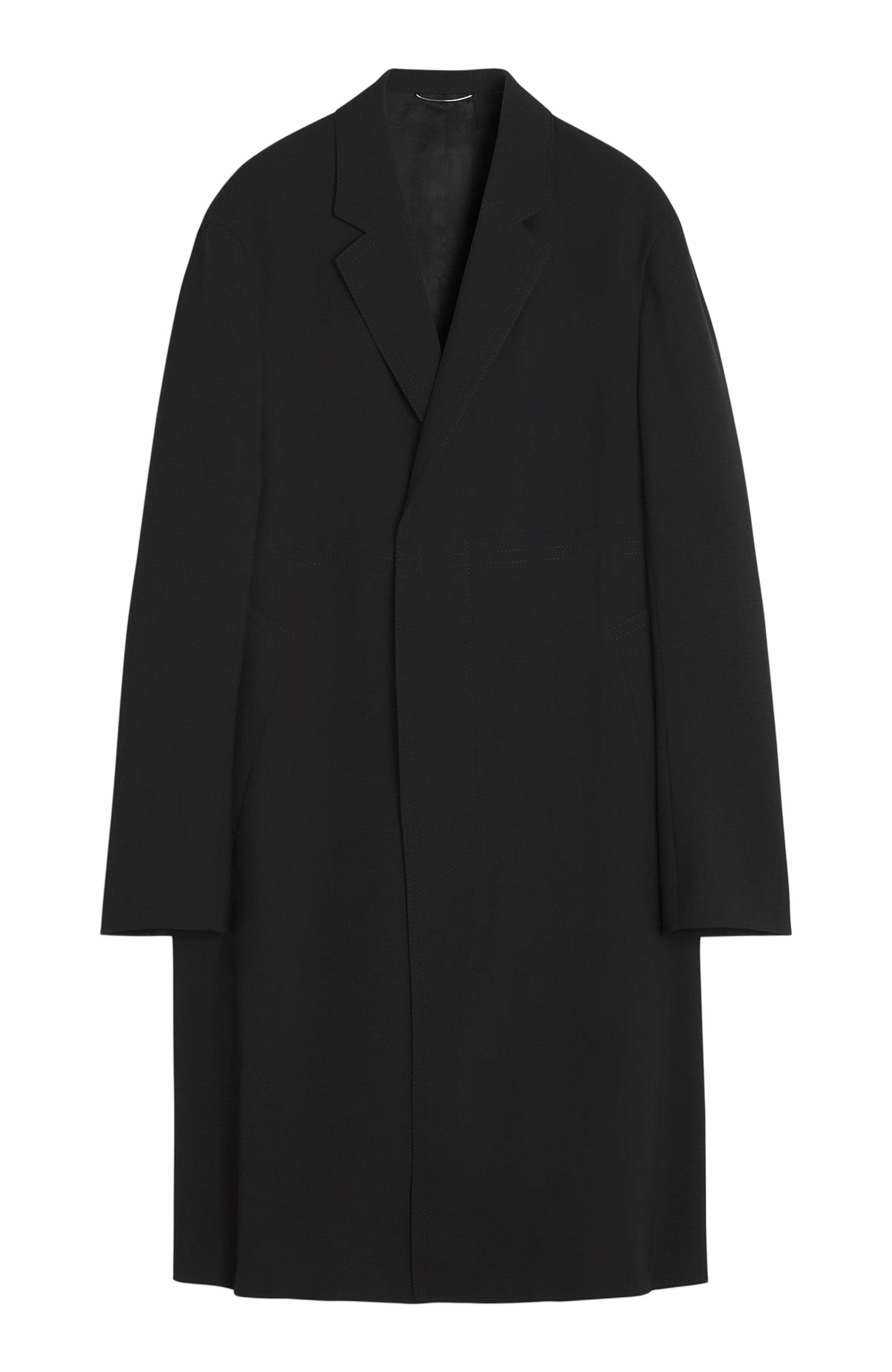 Lanvin Wool Coat in Black at Nordstrom - 5
