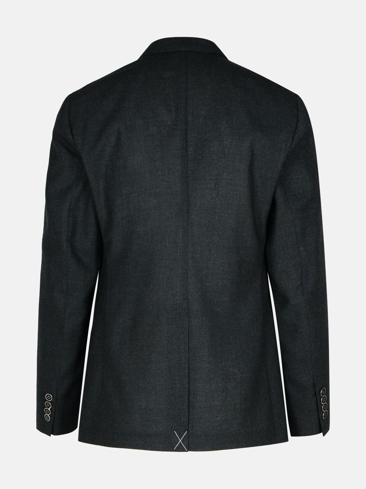 'DROP 7' DARK GREY WOOL BLAZER - 3