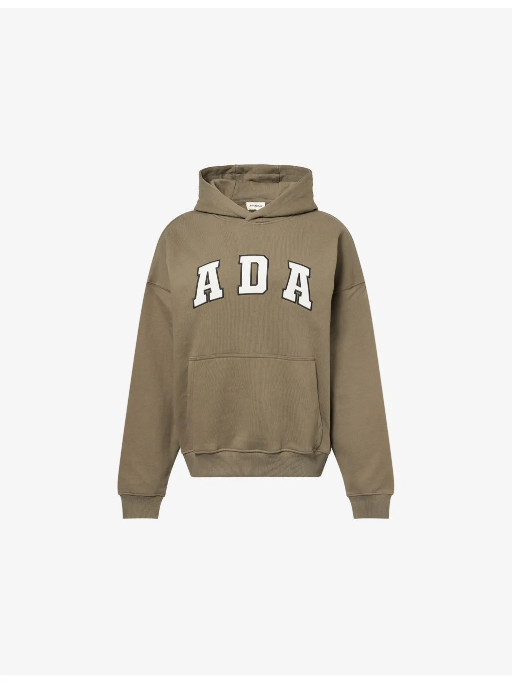 ADA Logo-Embroidered Oversized Cotton-Jersey Hoody - 1