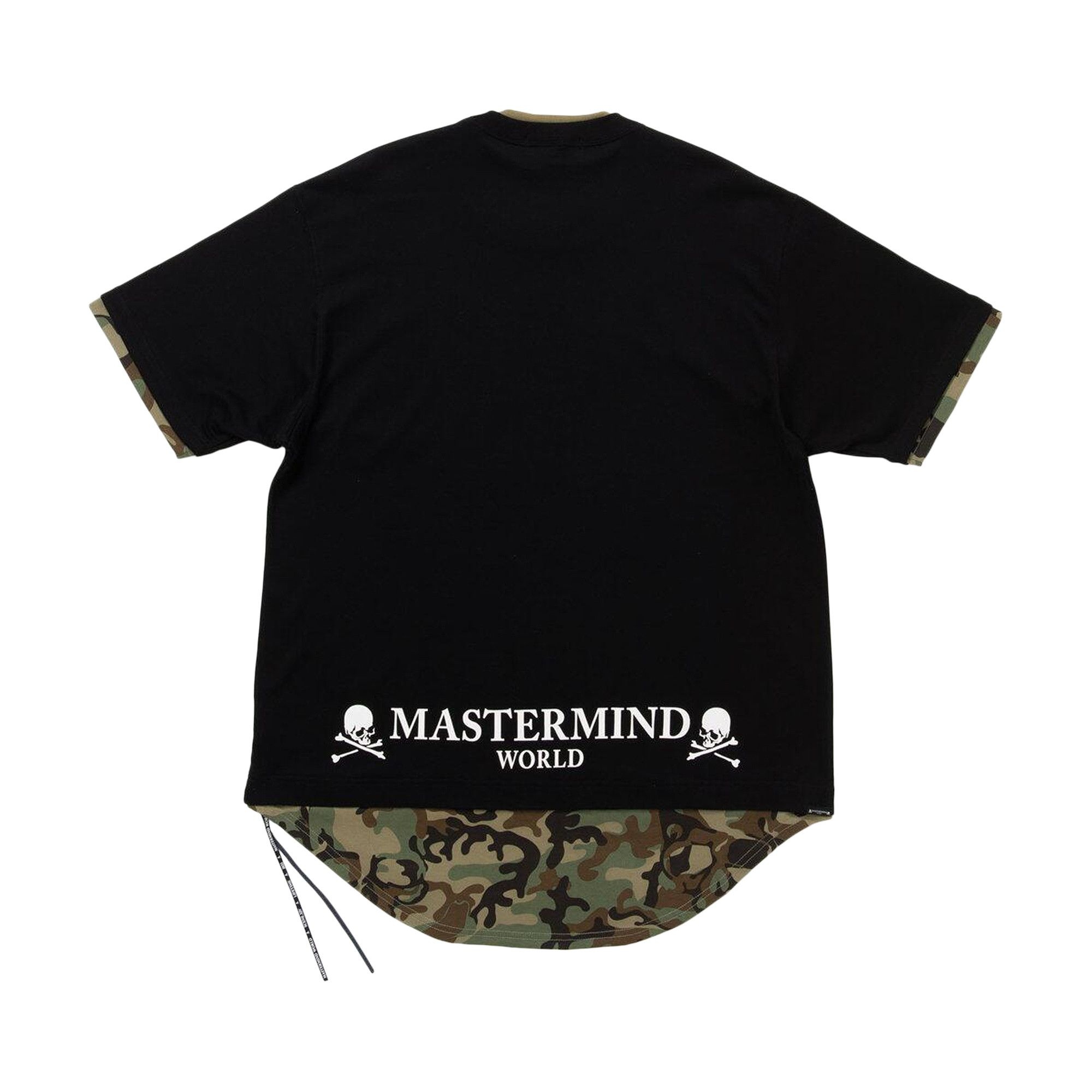 Mastermind World Layered Tee 'Black/Woodland' - 2