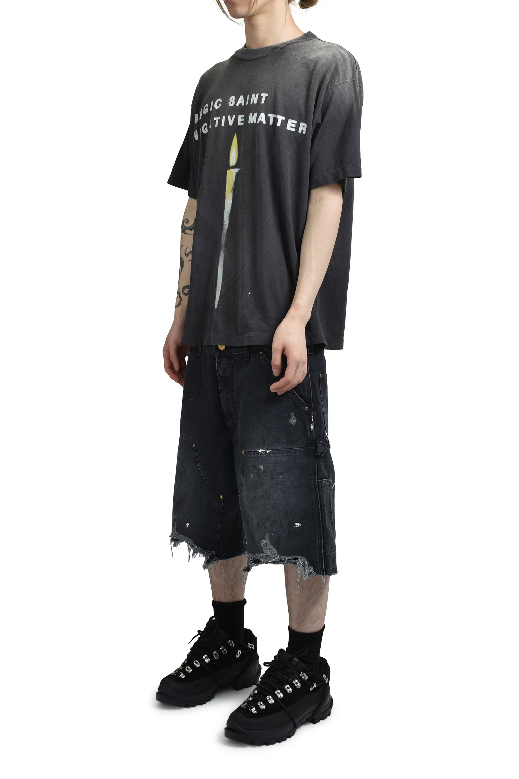 SS TEE/CANDLE / BLK - 4