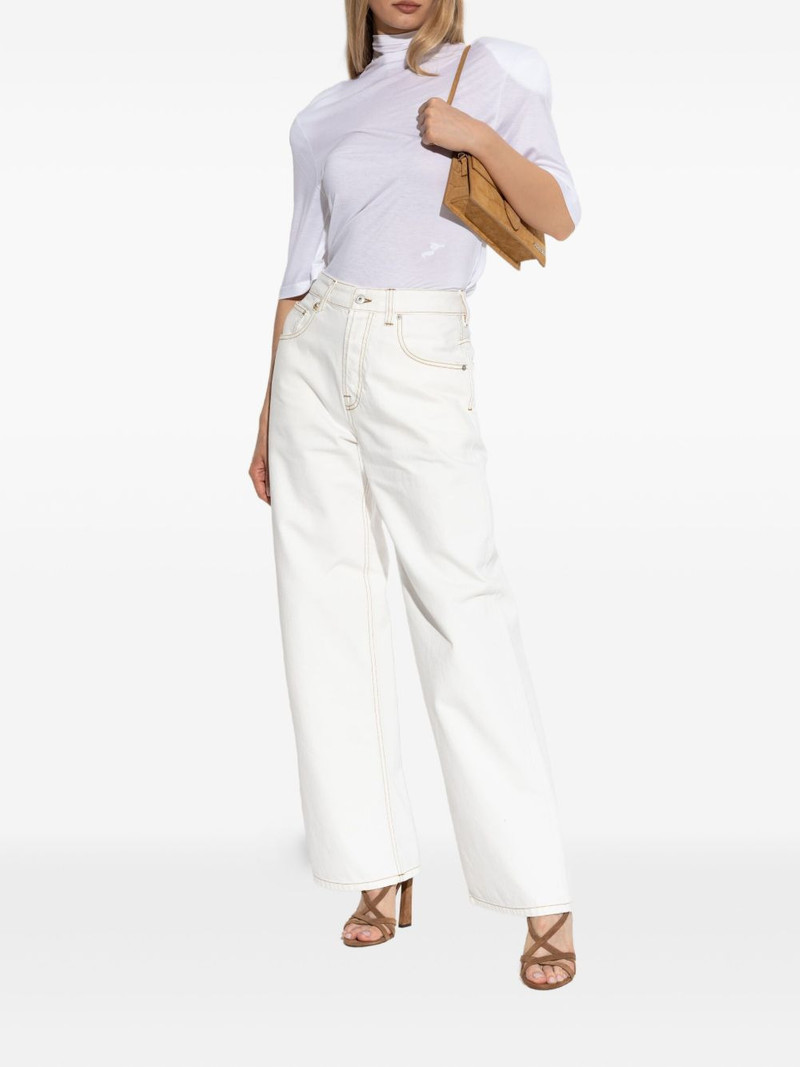 JACQUEMUS high-neck top outlook