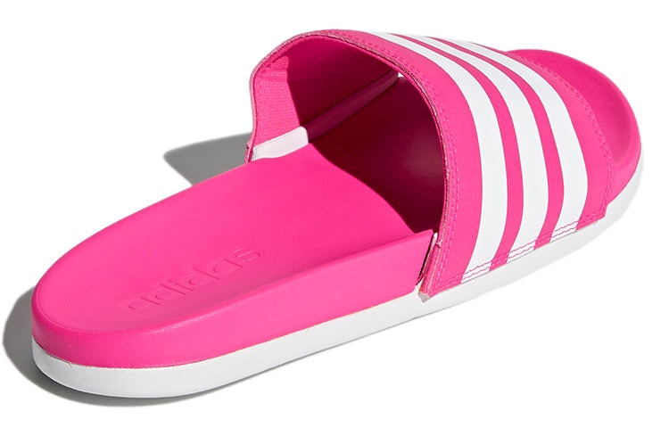 (WMNS) adidas Adilette Comfort 'Rose Red White' B42122 - 4