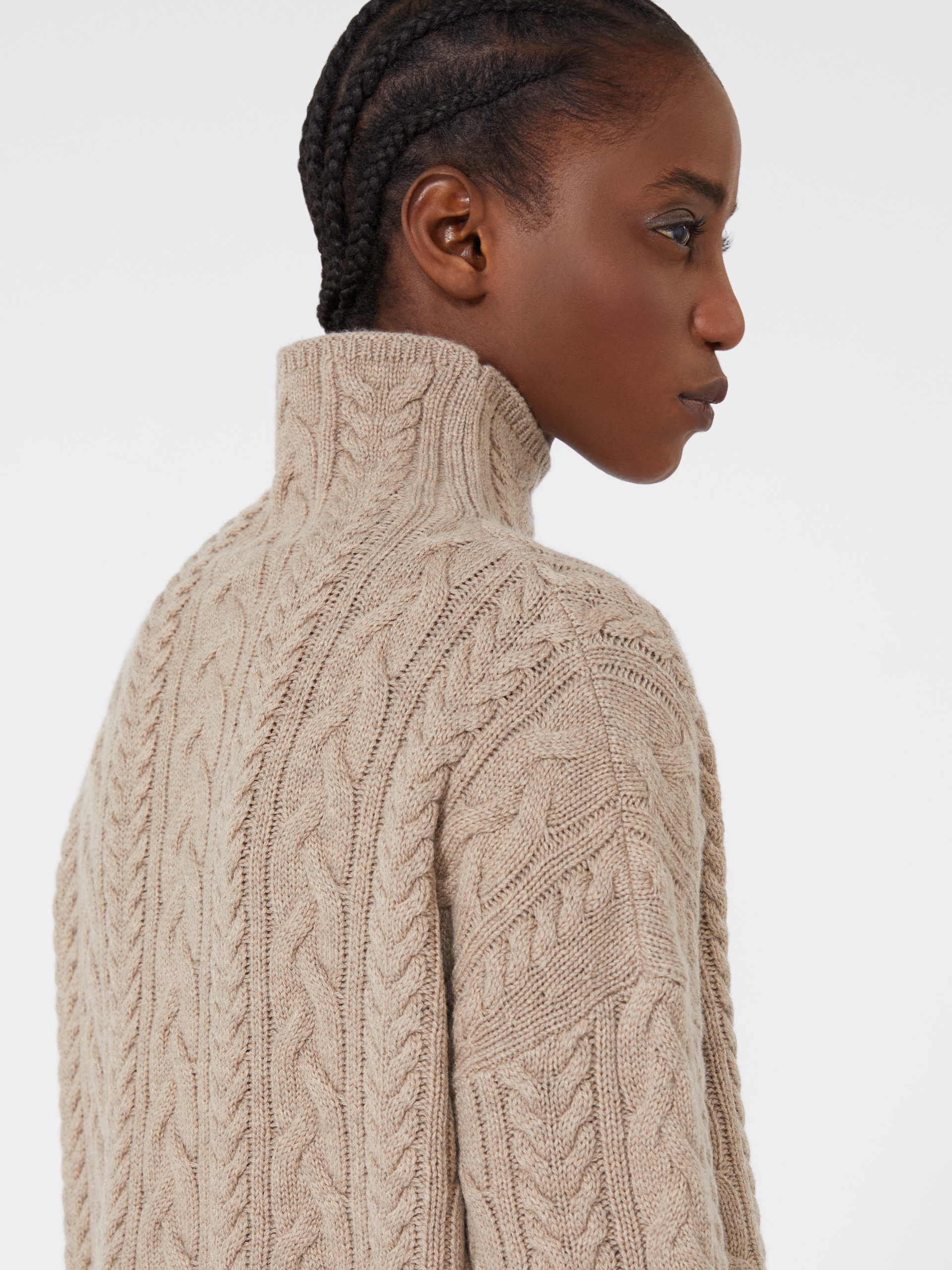 GENOVA Wool and cashmere polo-neck sweater - 5