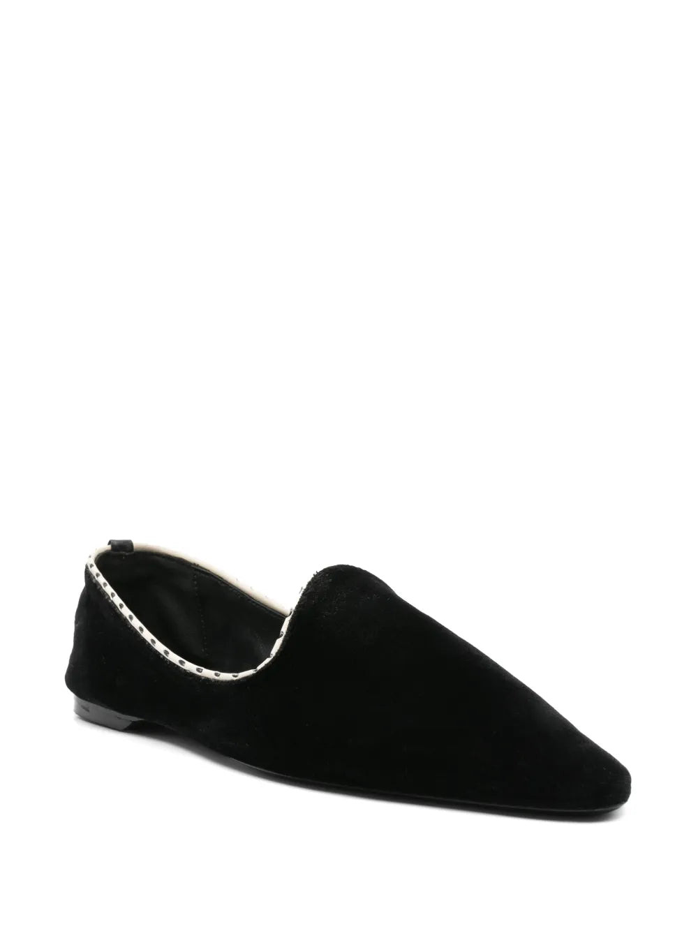 Toteme Women Velvet Ballerinas - 2