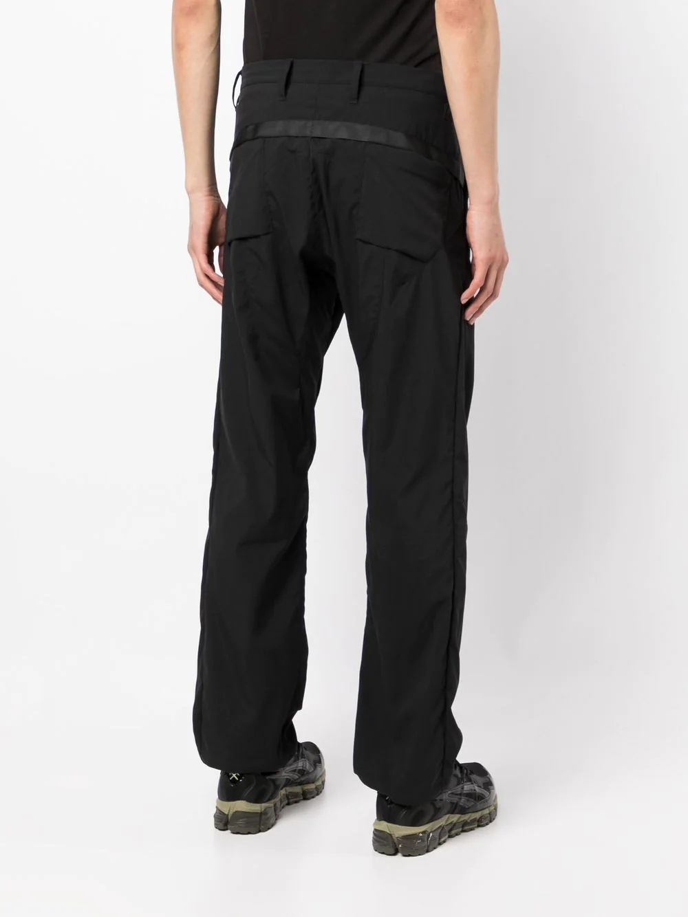 straight-leg cut trousers - 4