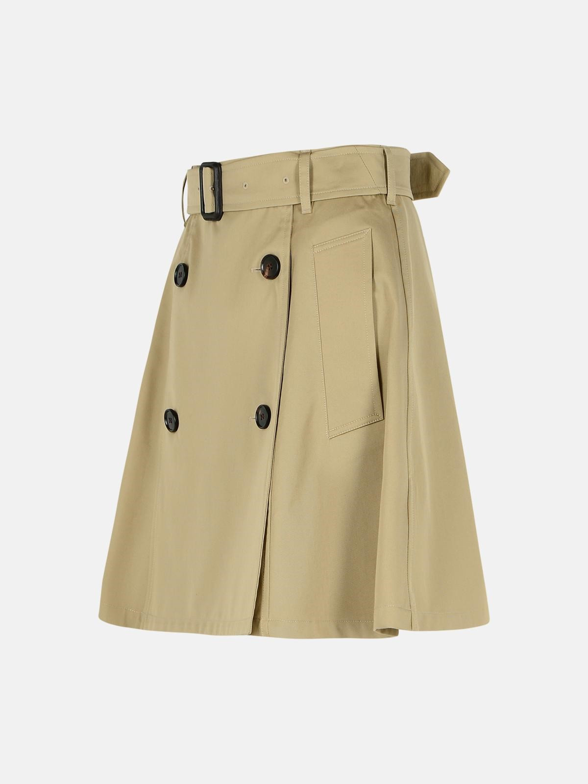 'QUILL' COTTON SKIRT - 2