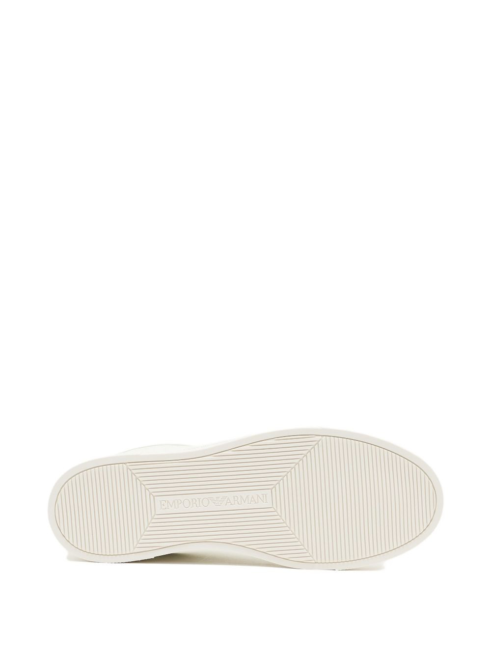 logo-detail leather sneakers - 5