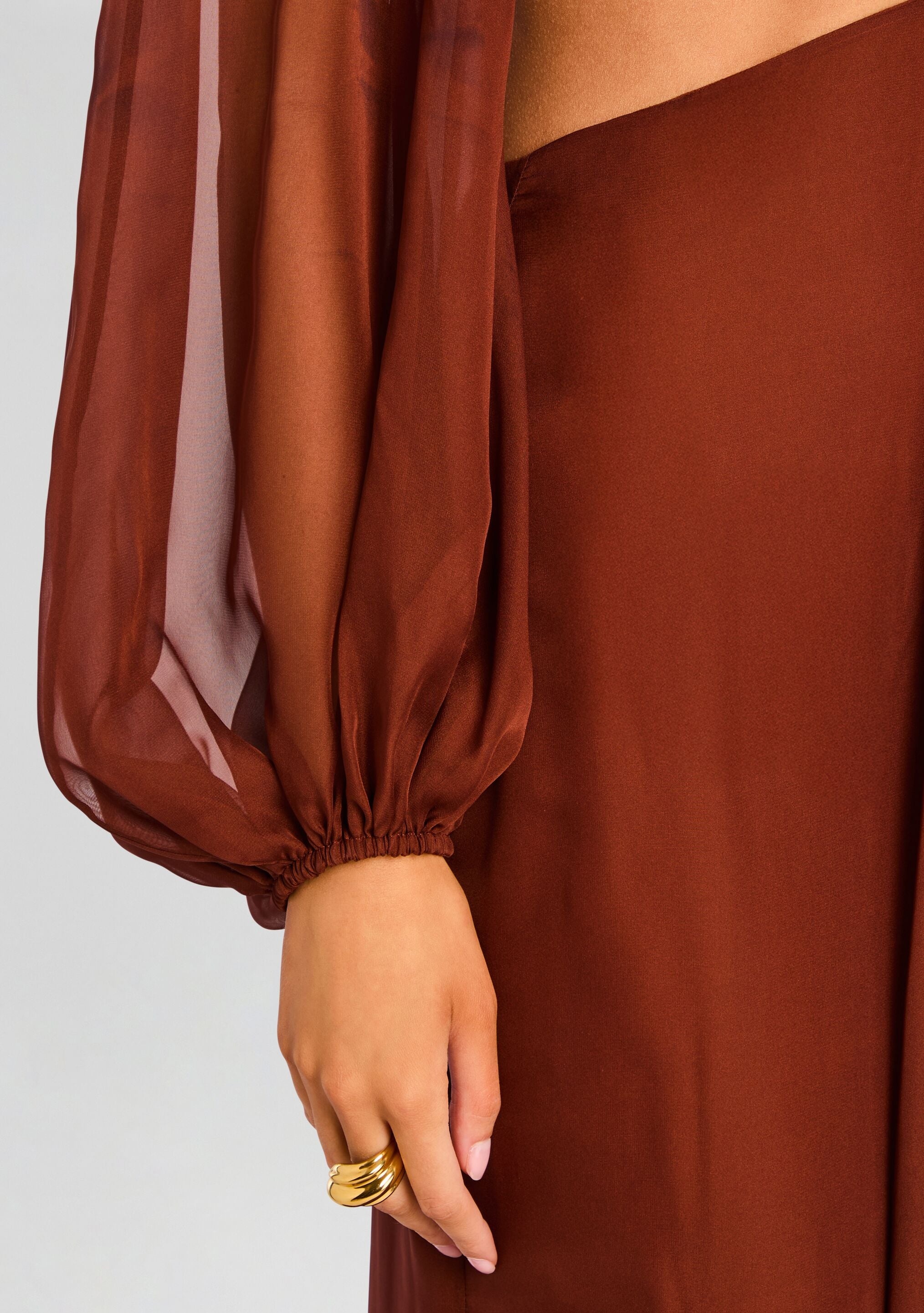 ROSALINDA CHIFFON DRESS - 3