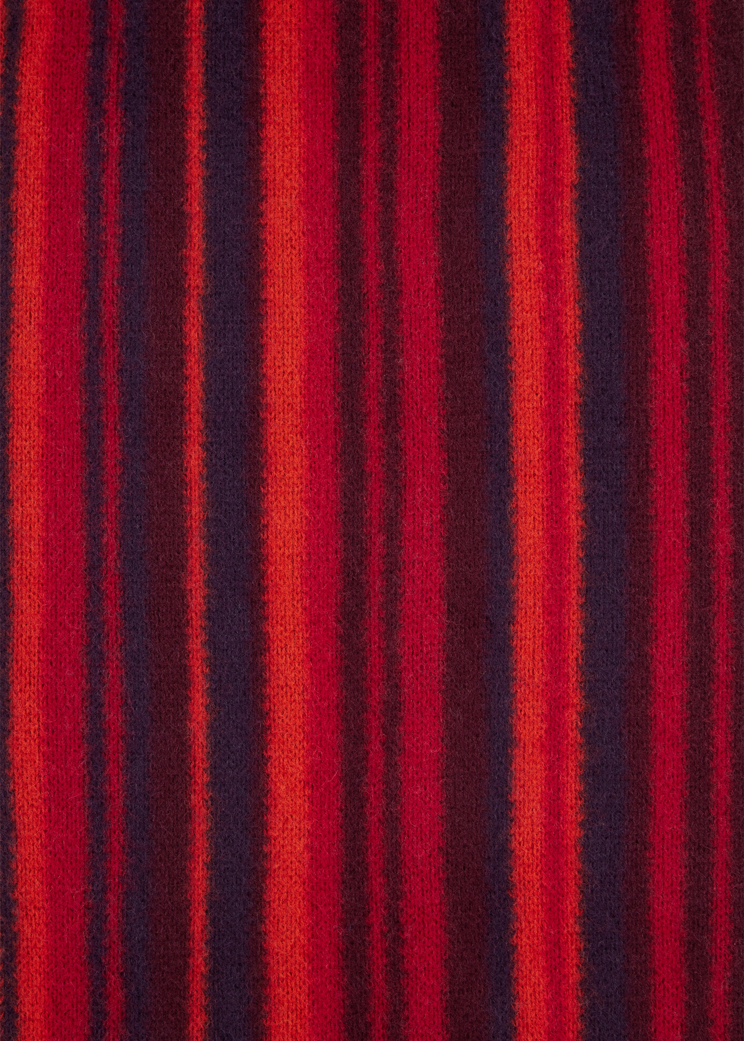 Red Reversible 'Sports Stripe' Scarf - 5