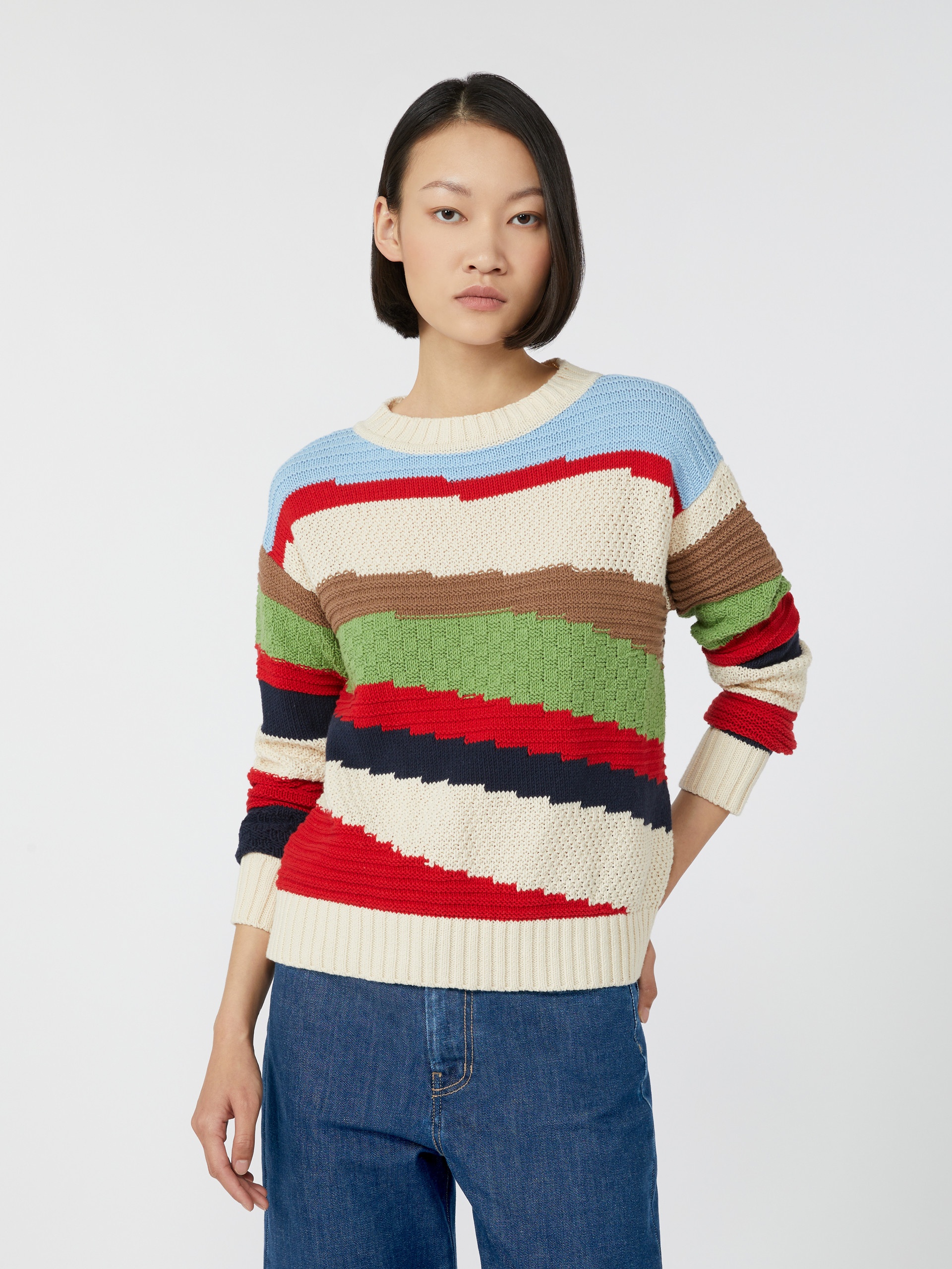 POLO Inlaid cotton sweater - 5