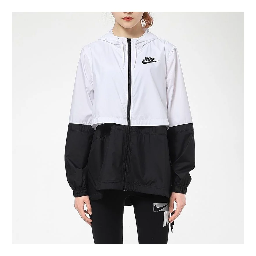 (WMNS) AS W Nike Sportswear JKT Jacket WVN White AJ2983-102 - 1