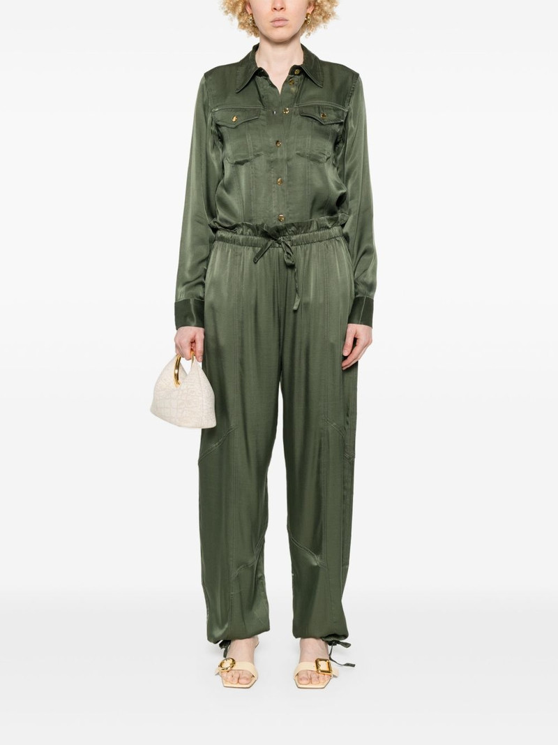 GANNI satin shirt outlook