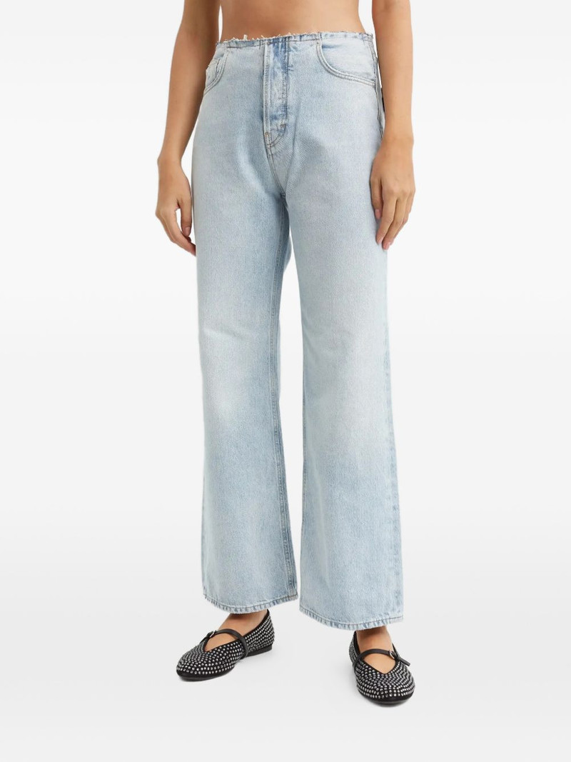 Korea WB raw-finished five-pocket jeans 1