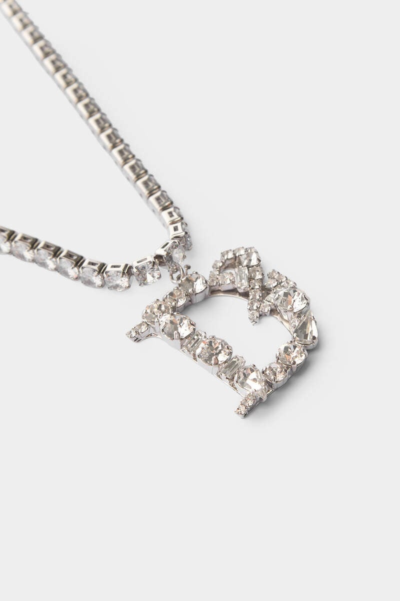 D2 CRYSTAL STATEMENT NECKLACE - 4