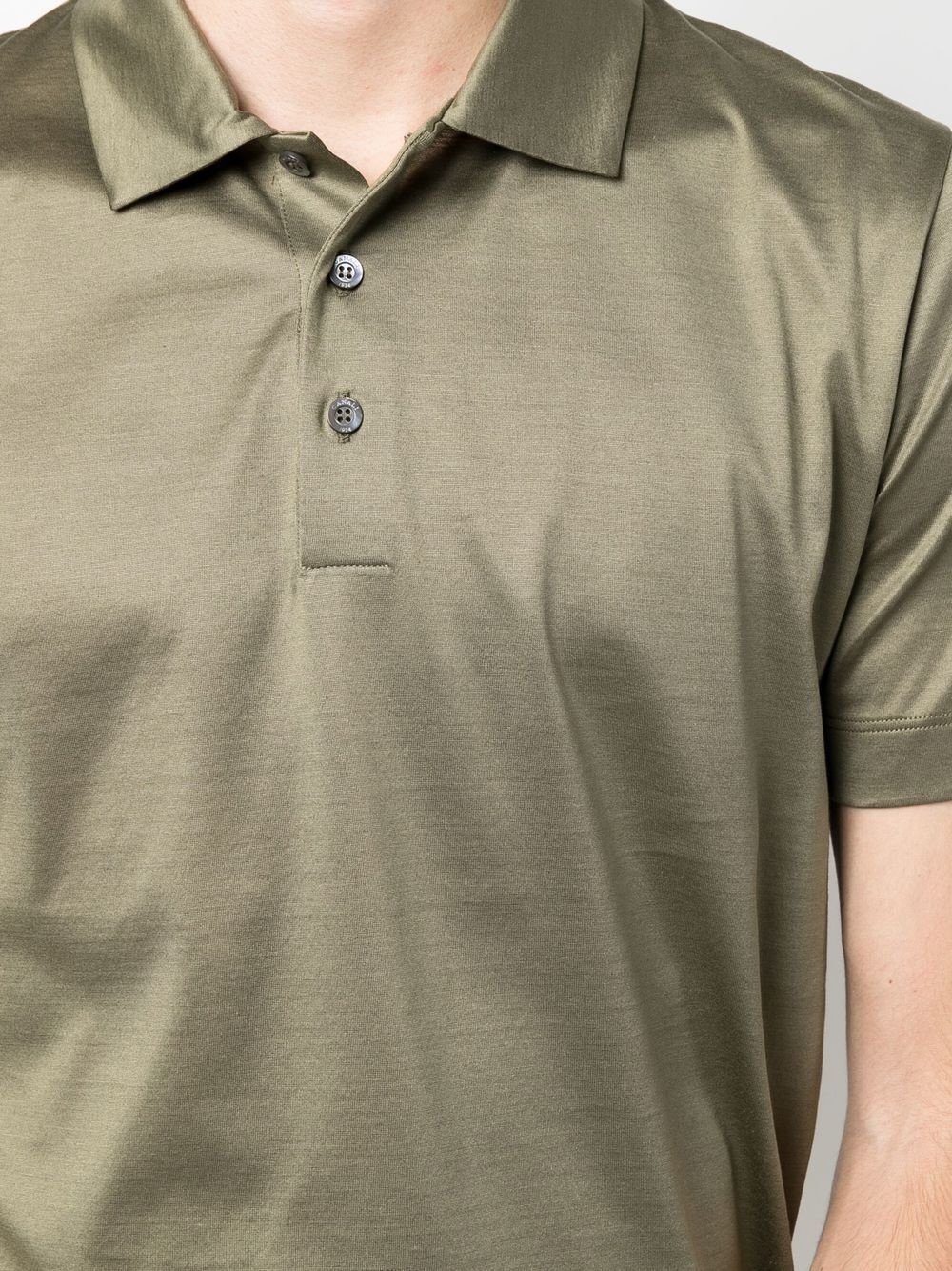 button-placket detail polo shirt - 5