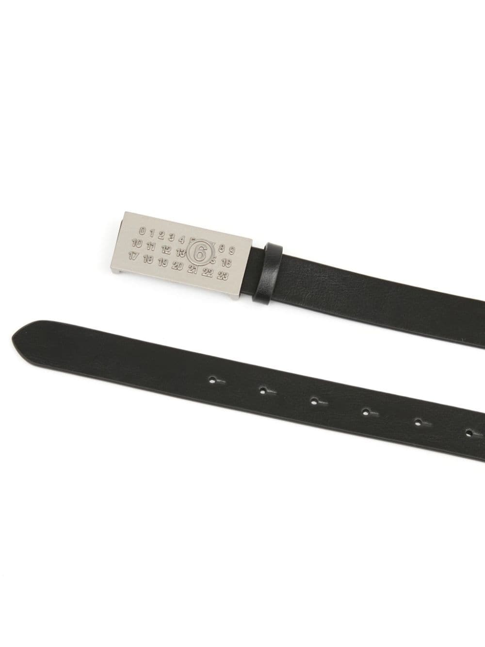 Numeric Signature leather belt - 2