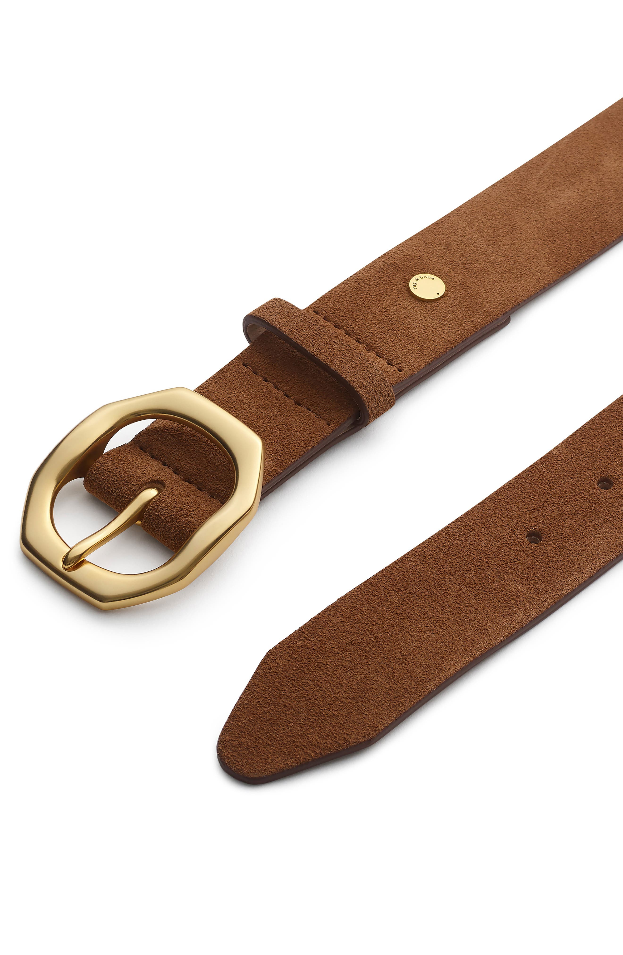 rag & bone Audrey Suede Belt in Umbsd at Nordstrom - 2