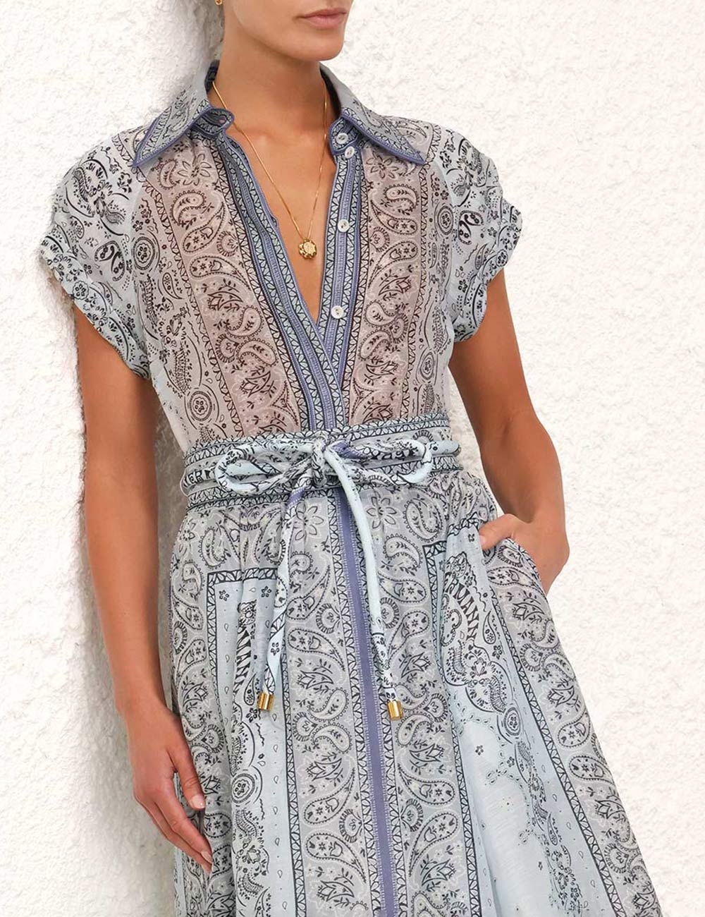 Zimmermann MATCHMAKER GATHERED MIDI SKIRT | REVERSIBLE