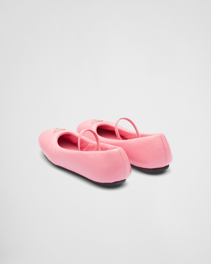 Soft padded nappa leather ballerinas 5