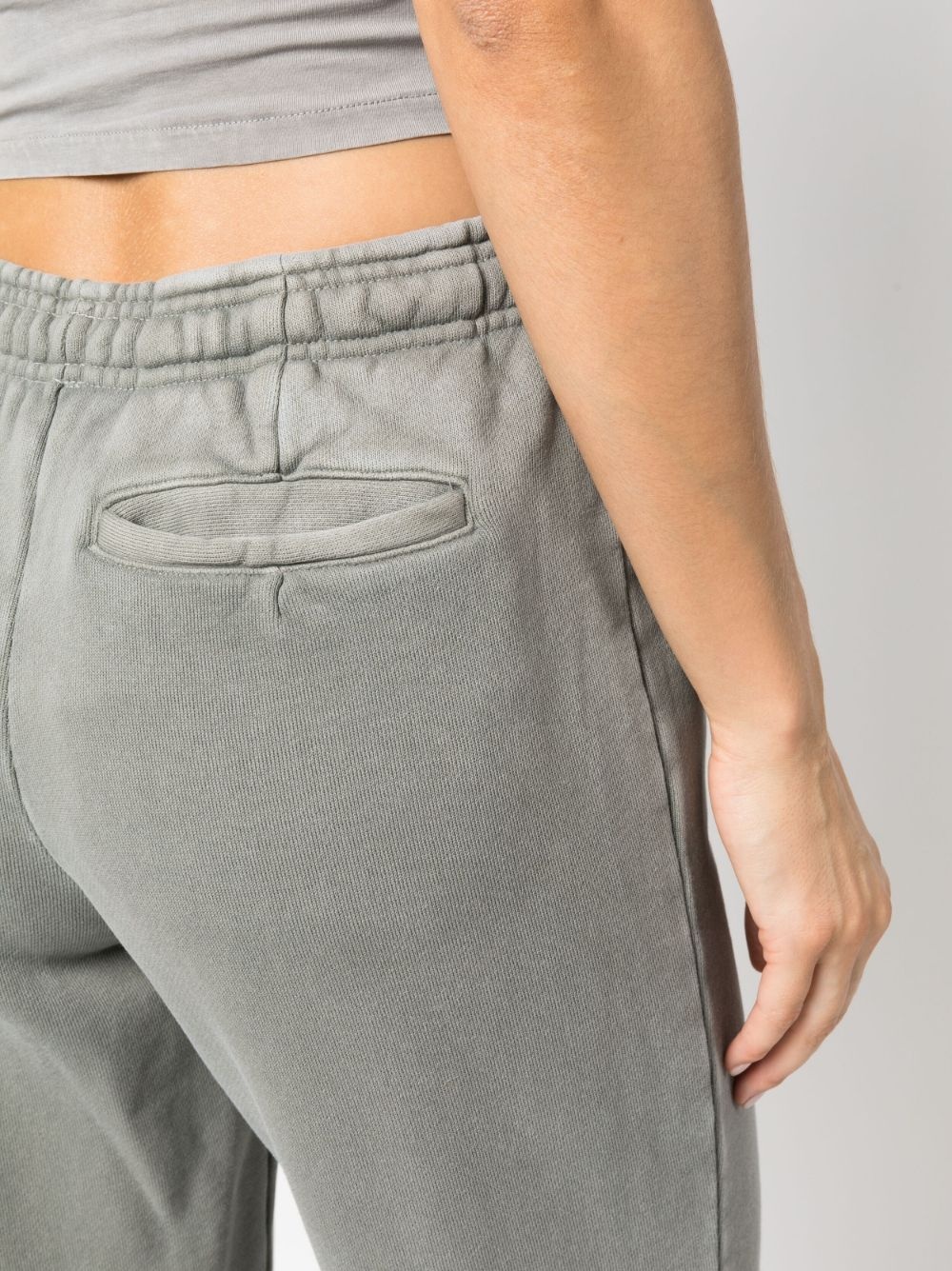 washed flared track pants - 5