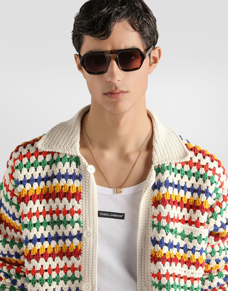 Crochet bomber jacket 4