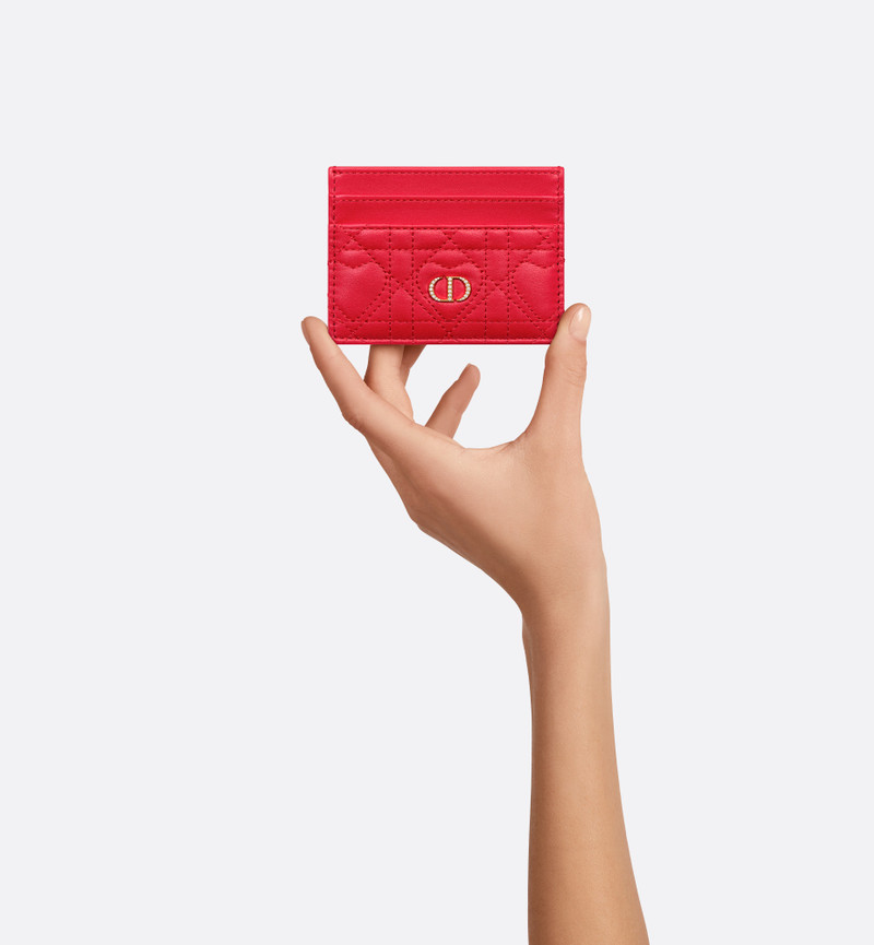 Dior Caro Freesia Card Holder 3