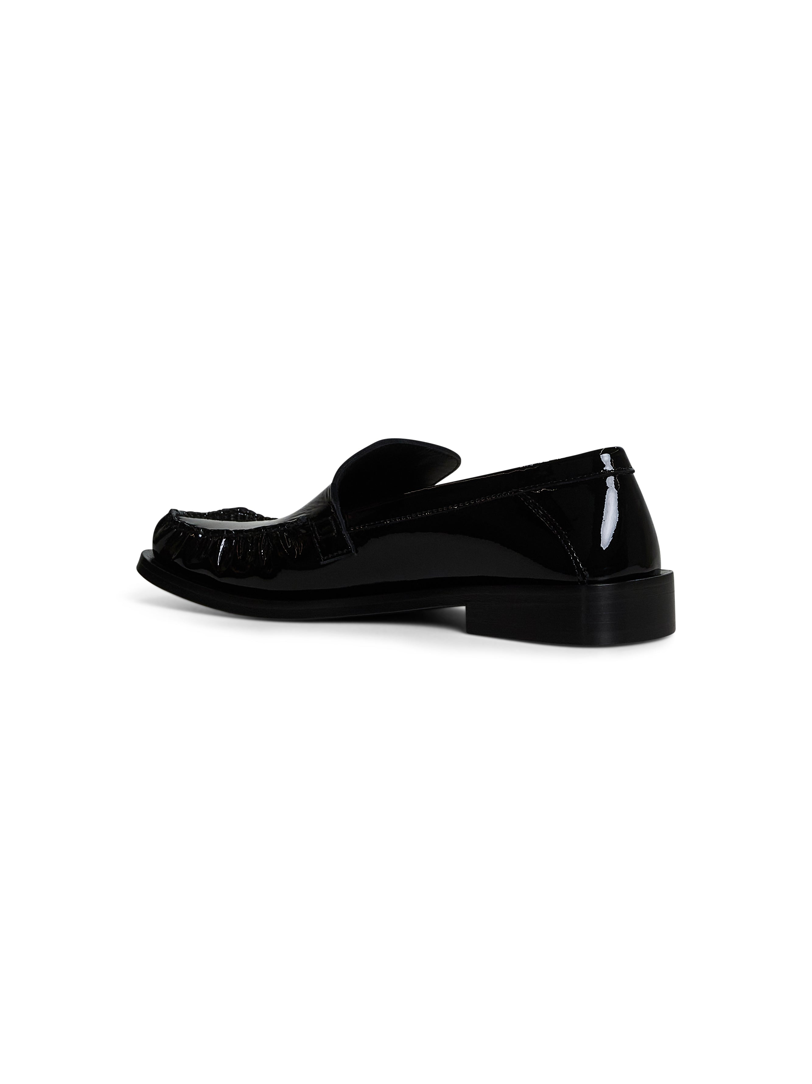Black patent leather "Charles" loafers - 4