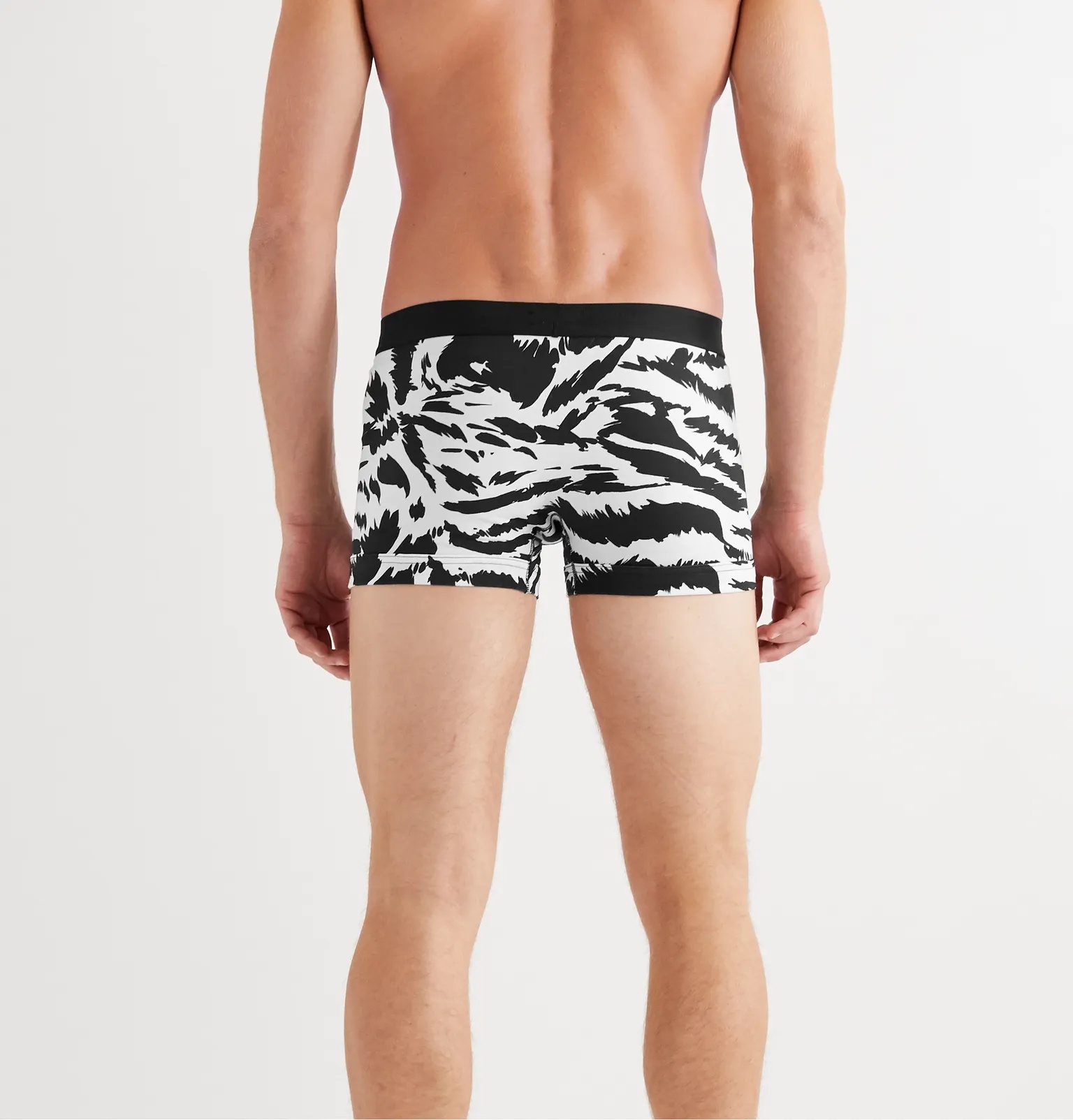 Zebra-Print Stretch-Cotton Jersey Boxer Briefs - 3