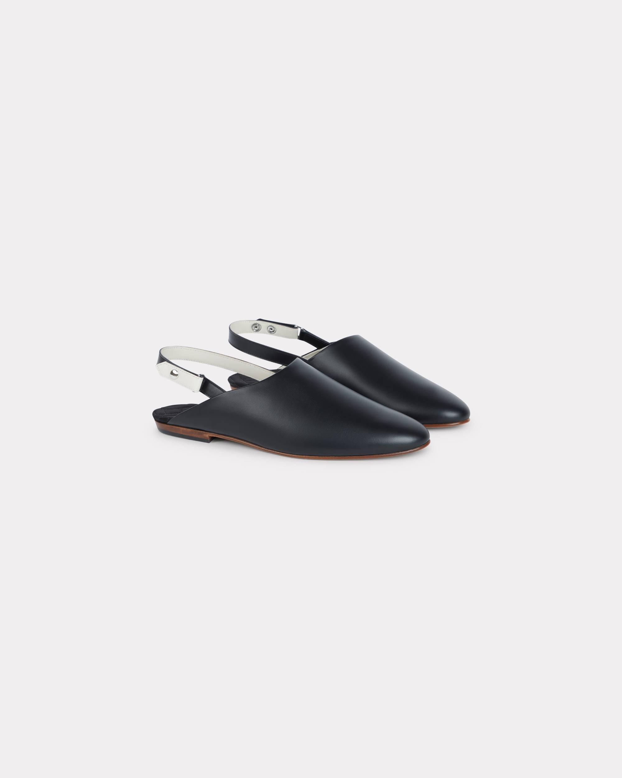 'KENZO-K@LI' mules in nappa leather - 3