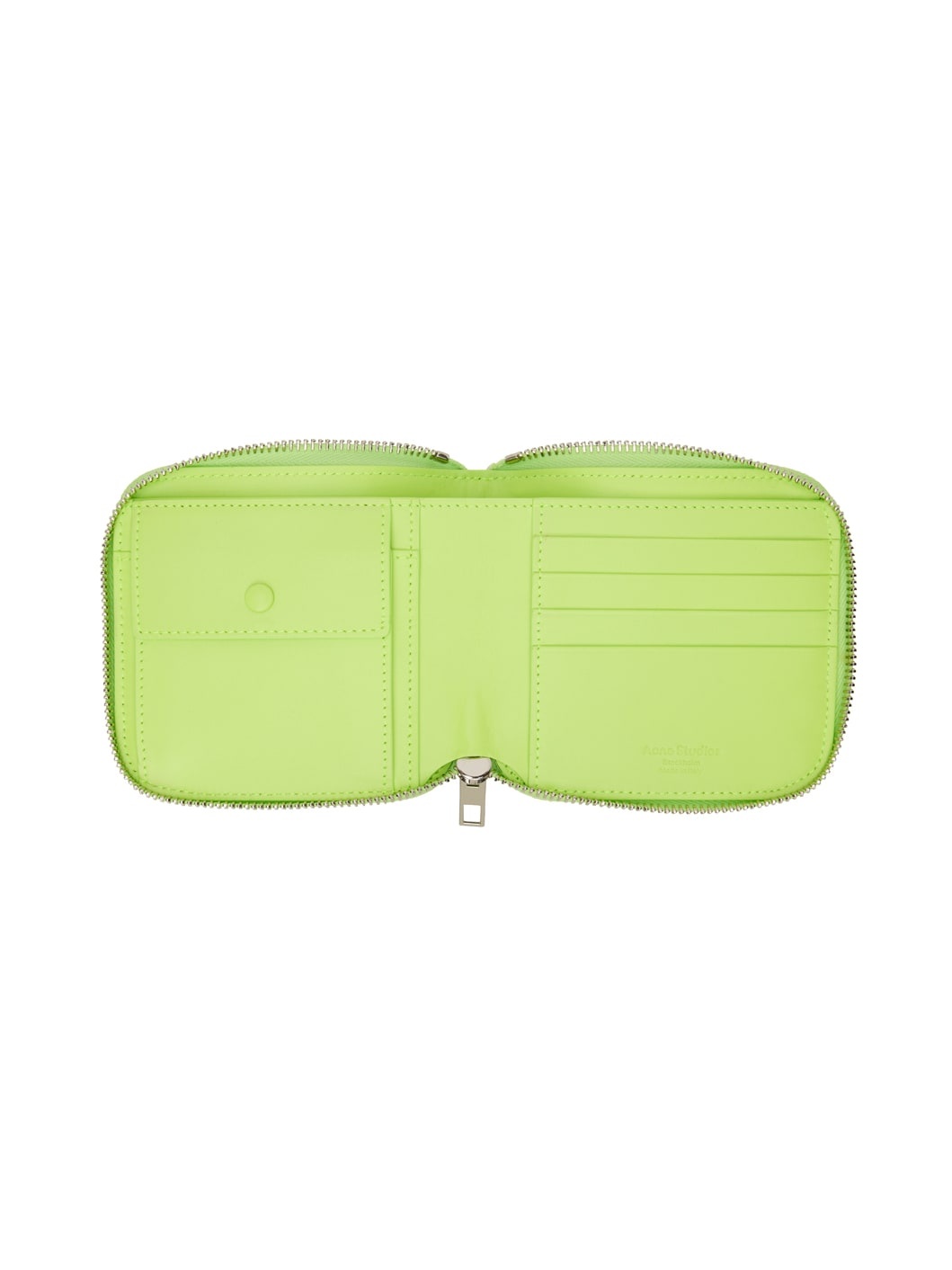 Green Zip Wallet - 3